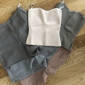 Aritzia Olaf Tube Top in Blush Nude XXS